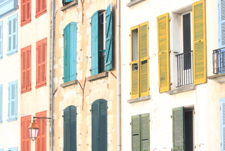 Color blinds in Bayonne-Franceの写真素材