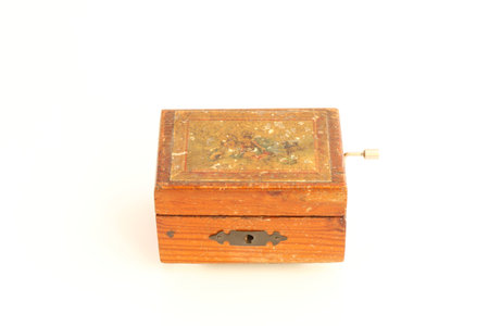 Vintage music boxの写真素材