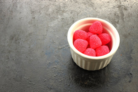 Jellybean over trayの写真素材
