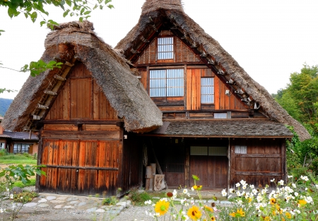 Cottages - Shirakawa-goのeditorial素材