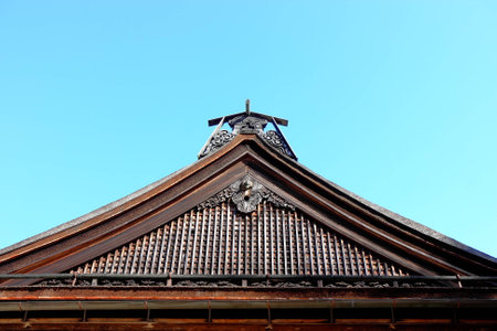 Temple roofの写真素材