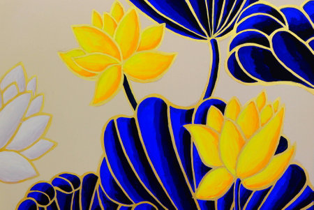 Yellow flowers - Japanの写真素材