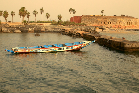 Goree quay-Senegalのeditorial素材