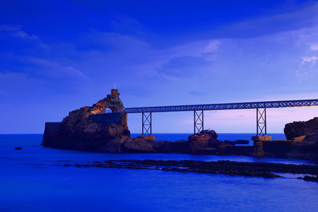 Biarritz-Franceの写真素材