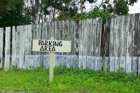Parking area-Vanuatuの写真素材