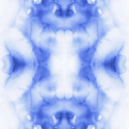 Seamless pattern with Boho tie-dye watercolor paper textured background. Hippie style. Textile effect. Shibori.の写真素材