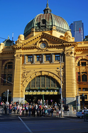 Flinders Street Stationのeditorial素材