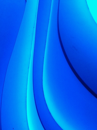 Blue curved lines object photoの素材