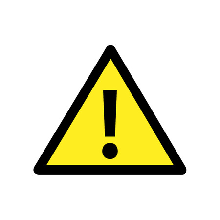 Exclamation icon vector. Vector illustartion.のイラスト素材