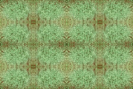 abstract geometric texture of green yellow gold color. seamless kaleidoscopic background, geometric shape.の写真素材