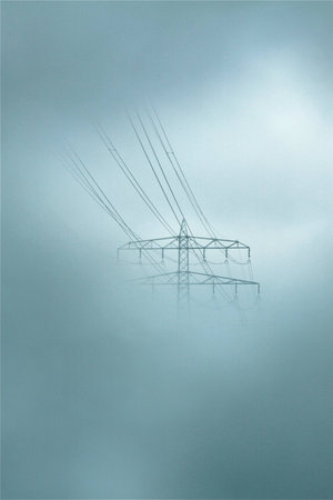 a current mast on a autumn day