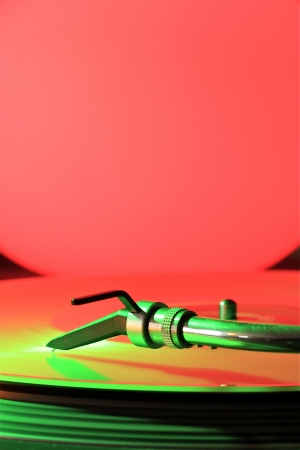 this is a part or a detail of a turntableの写真素材