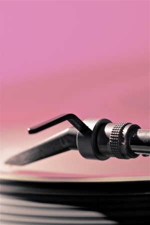 this is a part or a detail of a turntableの写真素材