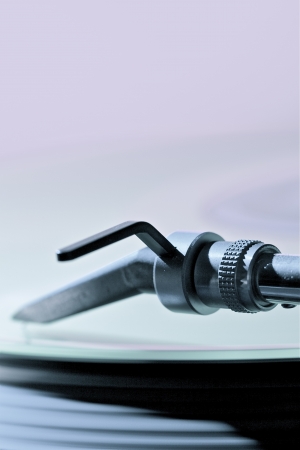this is a part or a detail of a turntableの写真素材