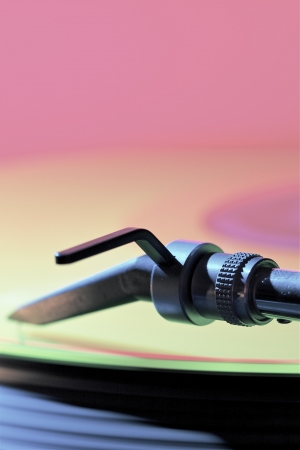 this is a part or a detail of a turntableの写真素材