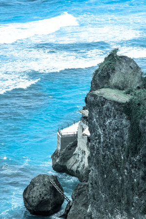 the coast of the oceanの写真素材