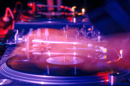 This is a part or a detail of a turntable