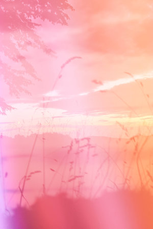 crazy light show meets photography of landscape