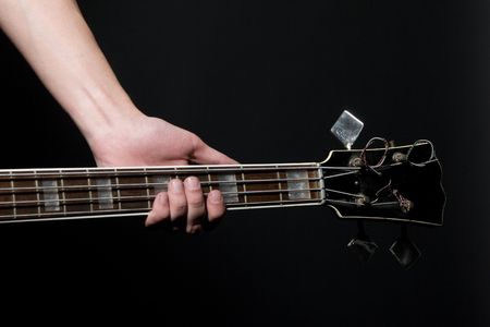 vintage bass guitarの写真素材