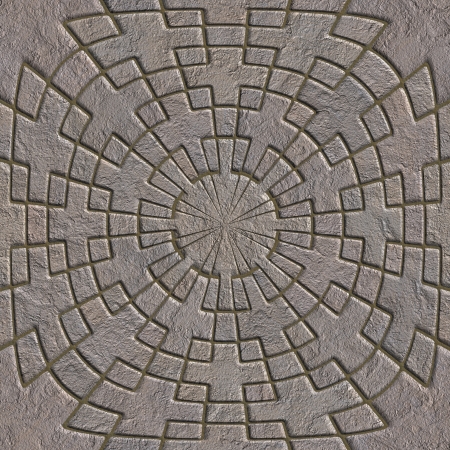 Stone pavement. Seamless pattern. の写真素材