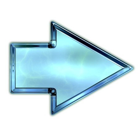 Glass arrow.の写真素材