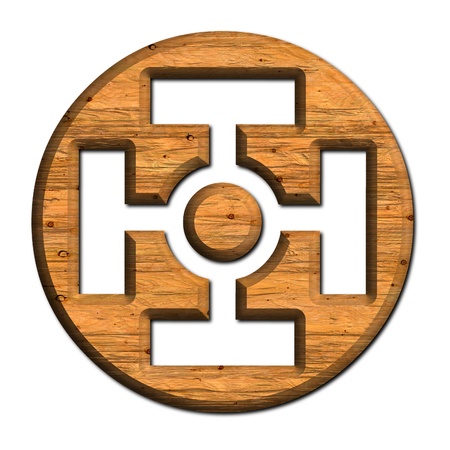 Wooden Wheel.の写真素材