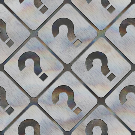 Question sign. Crystal pattern. Seamless texture. の写真素材