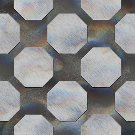Octagon. Crystal pattern. Seamless texture. の写真素材