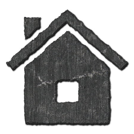 Stone home symbol.の写真素材