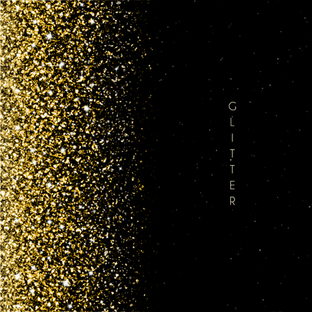 Glitter Background with gold texture and sparklesのイラスト素材