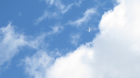 Clouds and Airplane