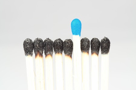 a volunteer match against all the consumed othersの写真素材