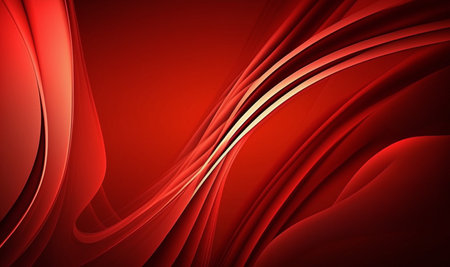 wavy red abstract background. generative AIの素材