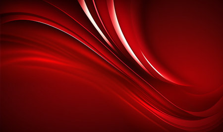 wavy red abstract background. generative AIの素材