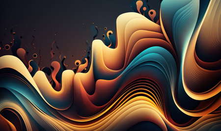 Abstract Colorfull Design Background. Generative AIの素材