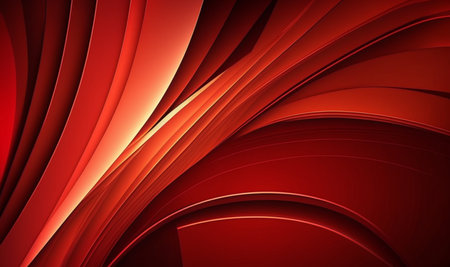 wavy red abstract background. generative AIの素材