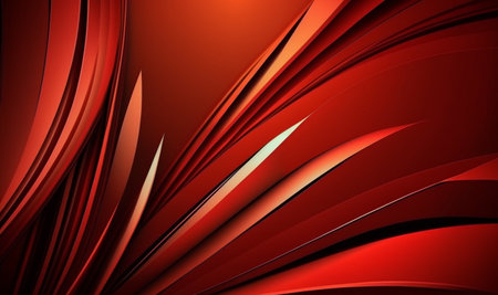 wavy red abstract background. generative AIの素材