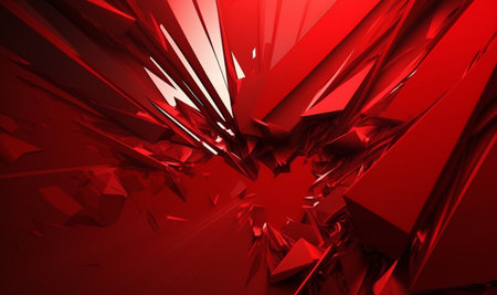 wavy red abstract background. generative AIの素材
