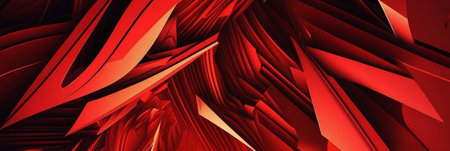 wavy red abstract background. generative AIの素材