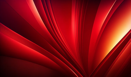 wavy red abstract background. generative AIの素材