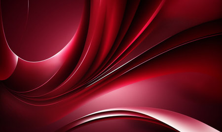 wavy red abstract background. generative AIの素材