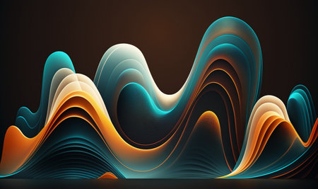 Abstract Colorfull Design Background. Generative AIの素材