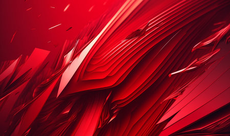 wavy red abstract background. generative AIの素材