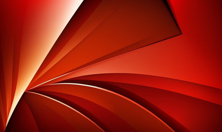 wavy red abstract background. generative AIの素材