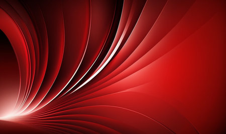 wavy red abstract background. generative AIの素材