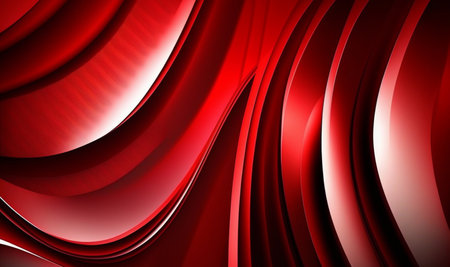 wavy red abstract background. generative AIの素材