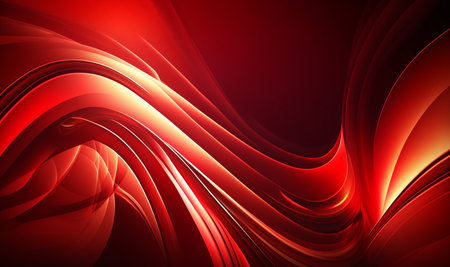 wavy red abstract background. generative AIの素材