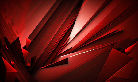 wavy red abstract background. generative AIの素材