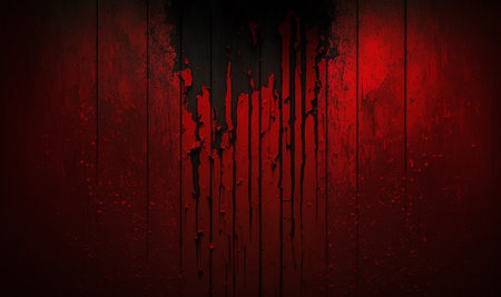 Creepy red wall background. halloween background photo concept. generative AIの素材