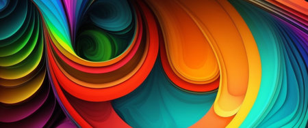 Abstract shape background, geometric colorful backdrop. generative AIの素材